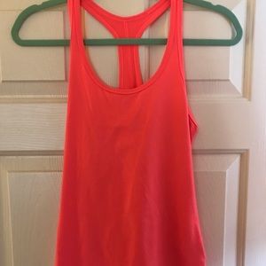 Women’s Nike cross back tank coral pink ex cond